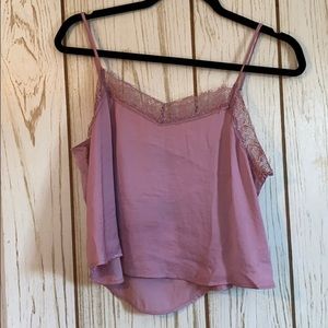 Silk Cami Crop Tank